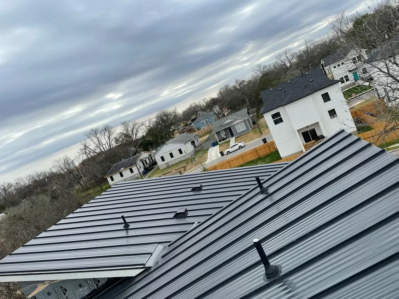 Standing seam metal roof panels with vents for Skylight Repair in Pukalani